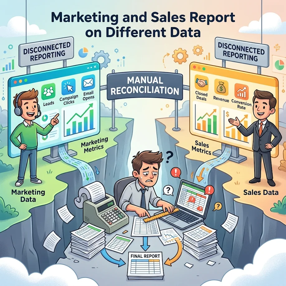 Marketing and Sales Report on Different Data