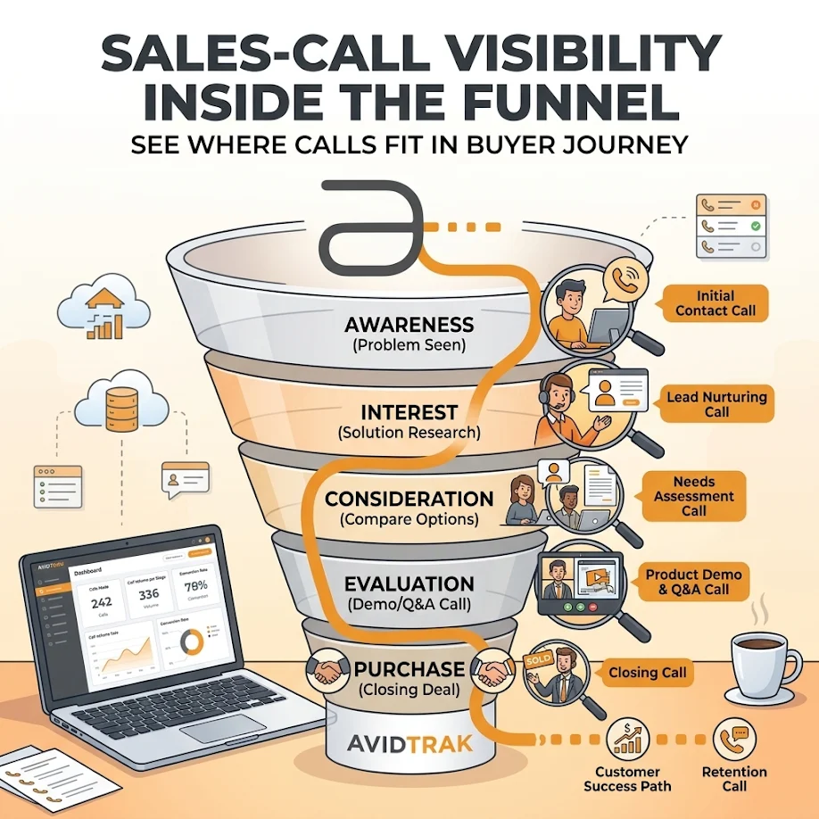 Sales-Call Visibility Inside the Funnel