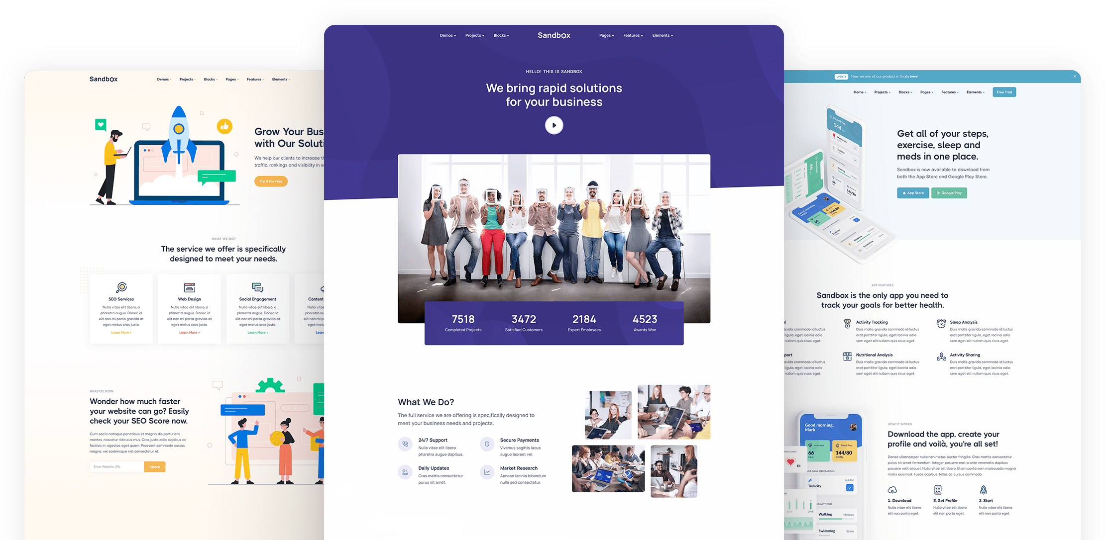 Sandbox - Modern & Multipurpose Bootstrap 5 Template image.