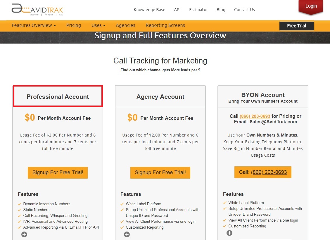 AvidTrak Free Trial Get Started Link