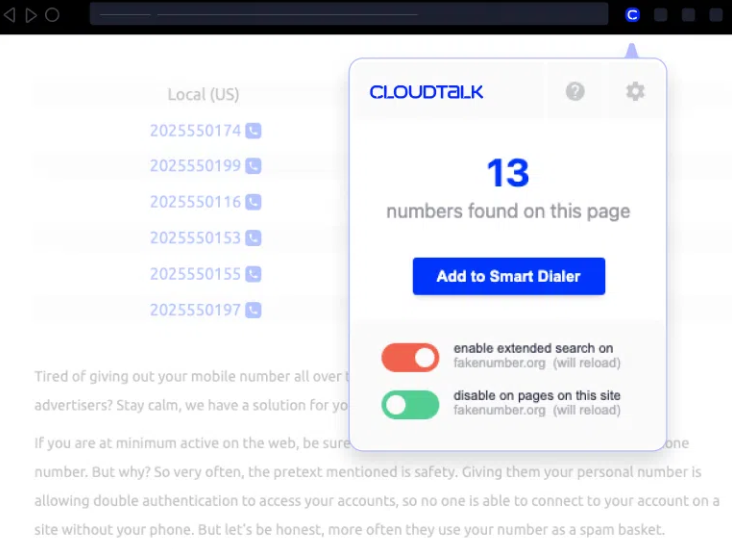 Cloudtalk-Smart Dialer