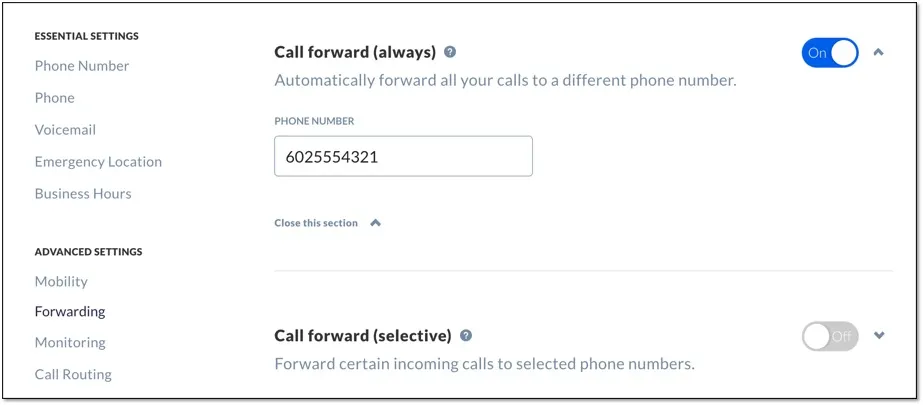 Call Forwarding