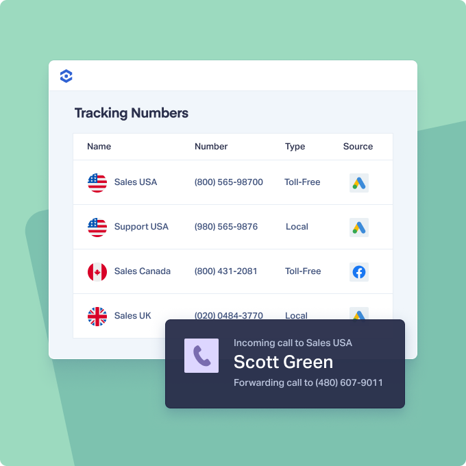 Tracking Numbers