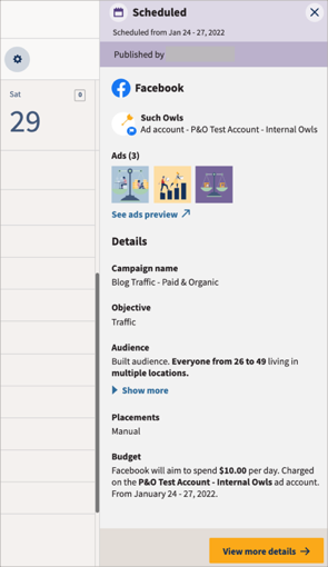 Social & Paid Campaign Calendar