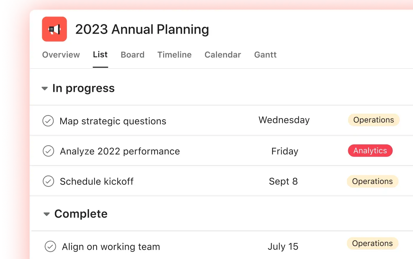 Project Timelines