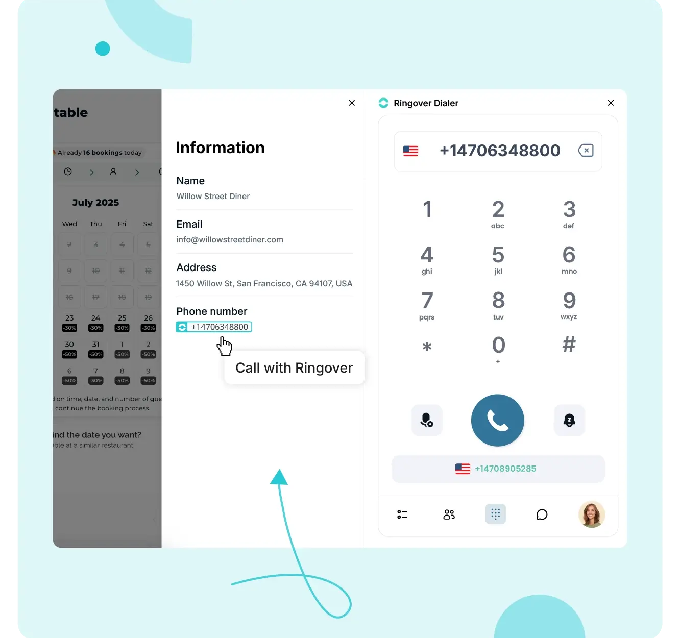 Browser Click‑to‑Call Extensions