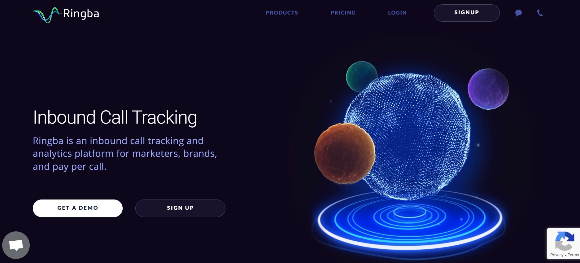 Ringba's website