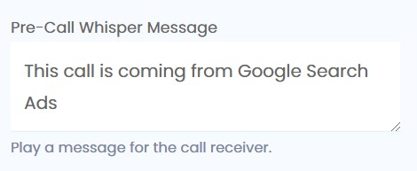 Call whisper