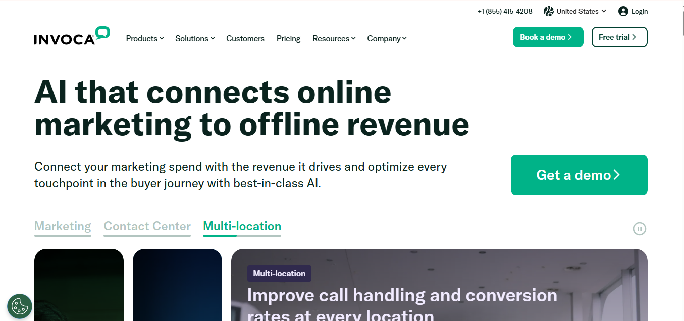 Invoca-website