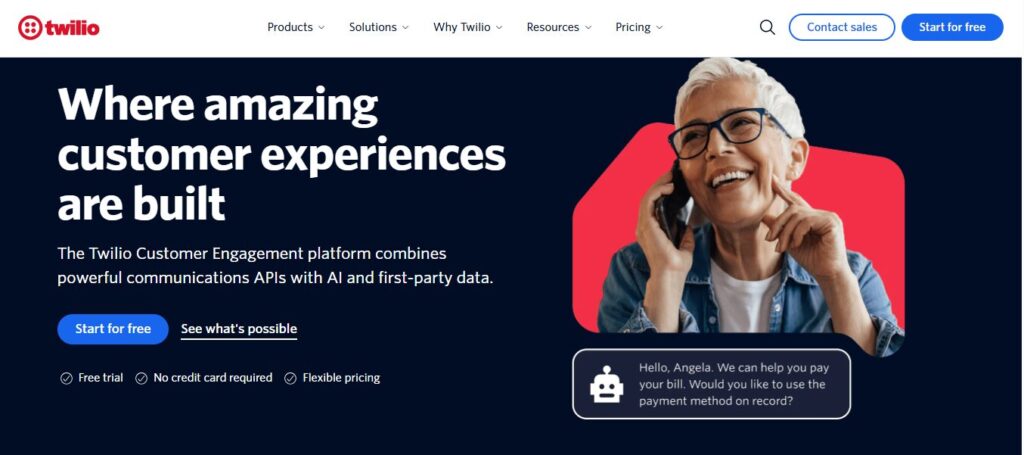 Twilio website