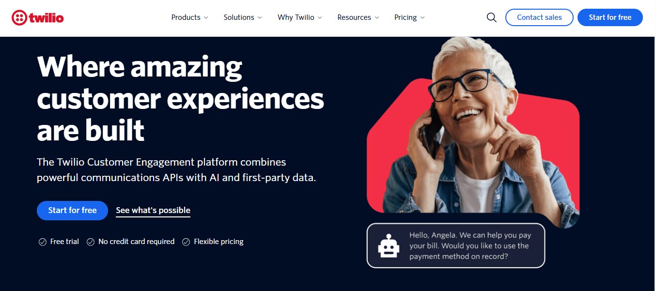 Twilio website