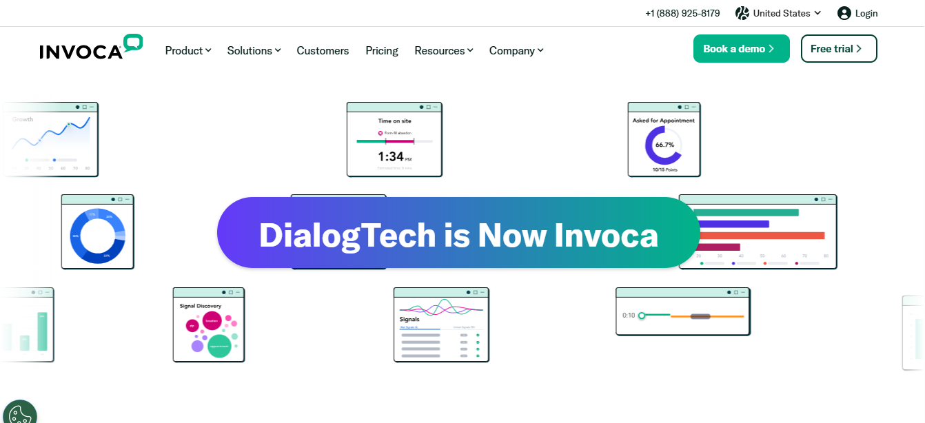 DialogTech's website