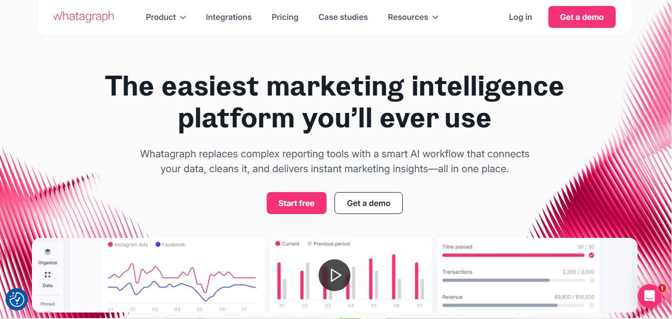 Whatagraph website