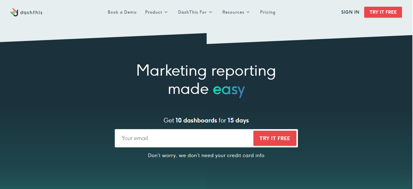 DashThis website
