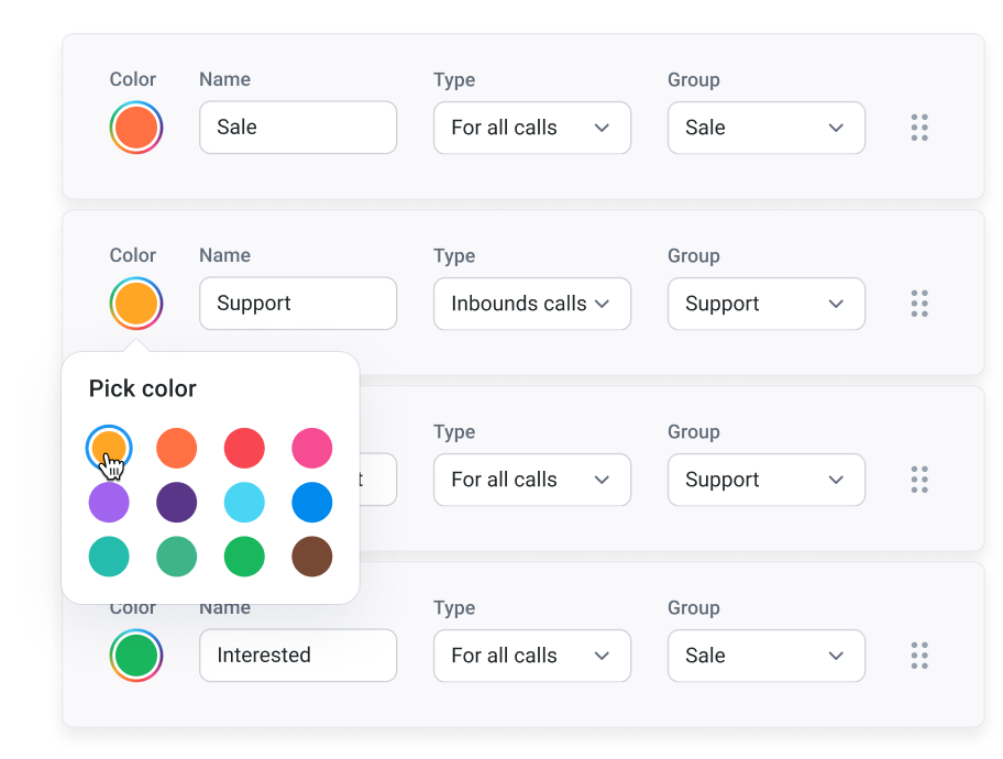 Call Tagging & Notes