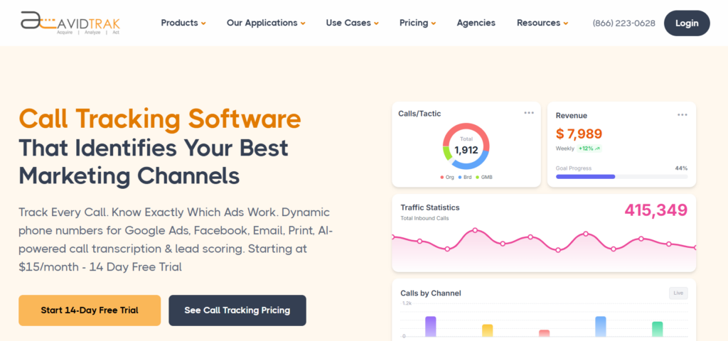 AvidTrak's website