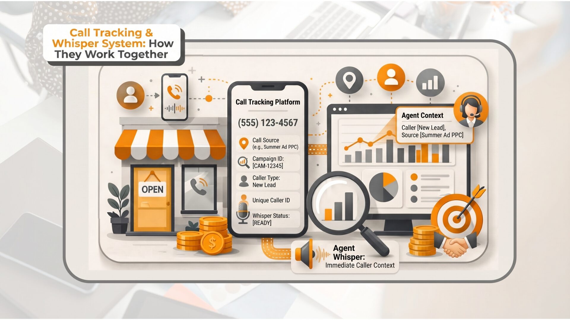 Call Tracking and Whisper System: How They Work Together