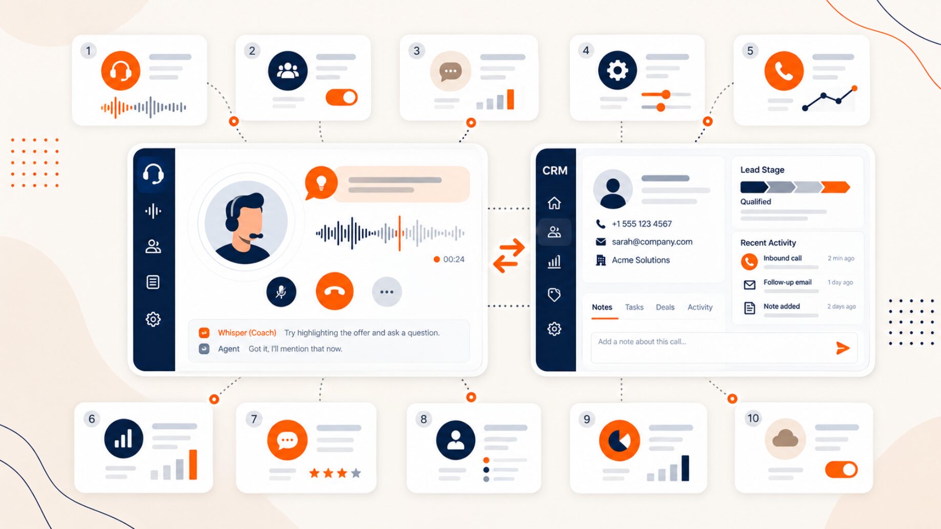 10 Best Call Whisper Software Options for CRM-Connected Teams